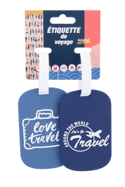 Lot de 2 porte-étiquettes de bagage en PVC – Aerial