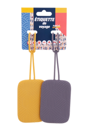 Lot de 2 porte-étiquettes en silicone coloré – Aerial