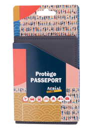 Protège-passeport en simili cuir – Aerial