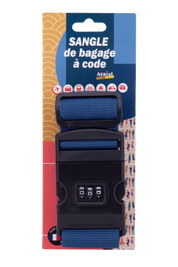 Sangle à code réglable – Sécurité pour valise et bagage – Aerial