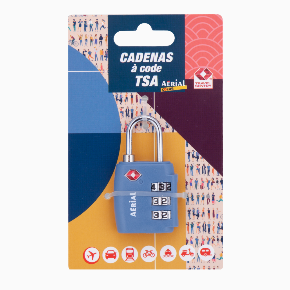 1 Cadenas TSA Lock AERIAL - Baggyver