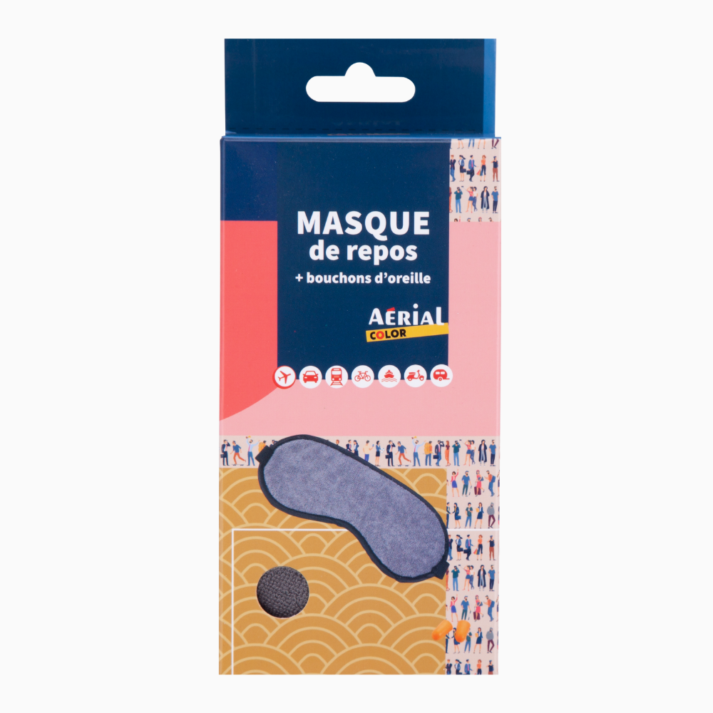 ACCESSOIRES - Masque de Repos Opaque - Gris - Baggyver