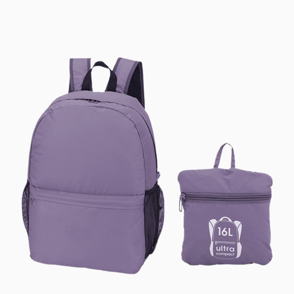 ACCESSOIRES - Sac à dos pliable haute résistance - Rip-stop 75D polyester-Violet - Baggyver