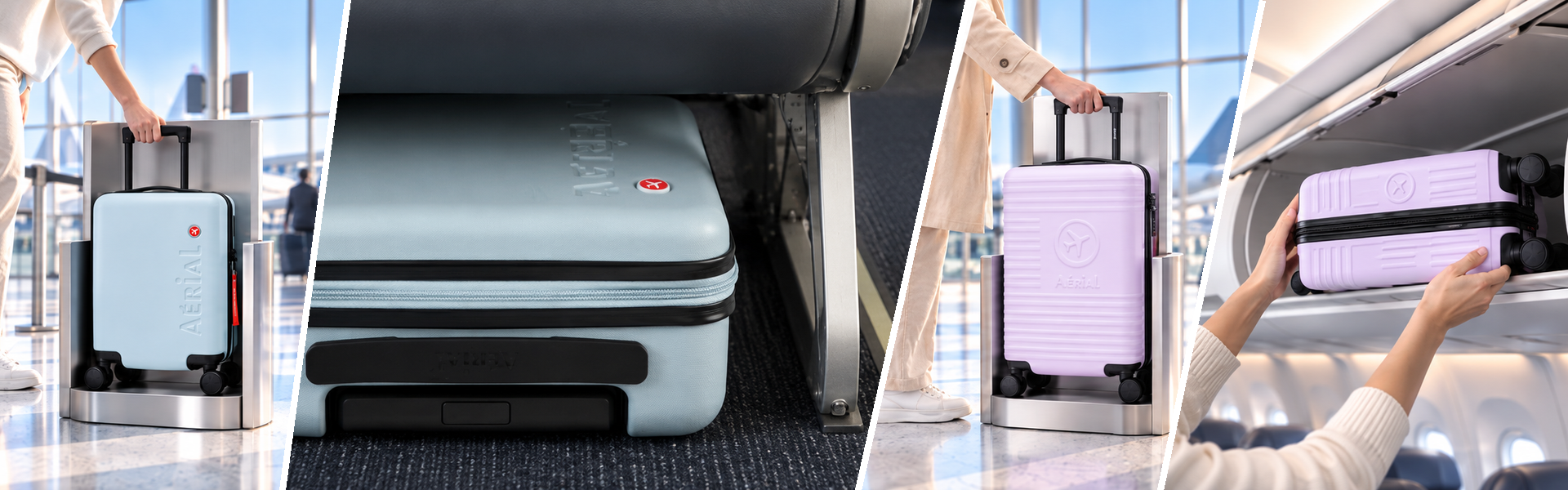 Dimensions des bagages cabine et underseat par compagnie aérienne