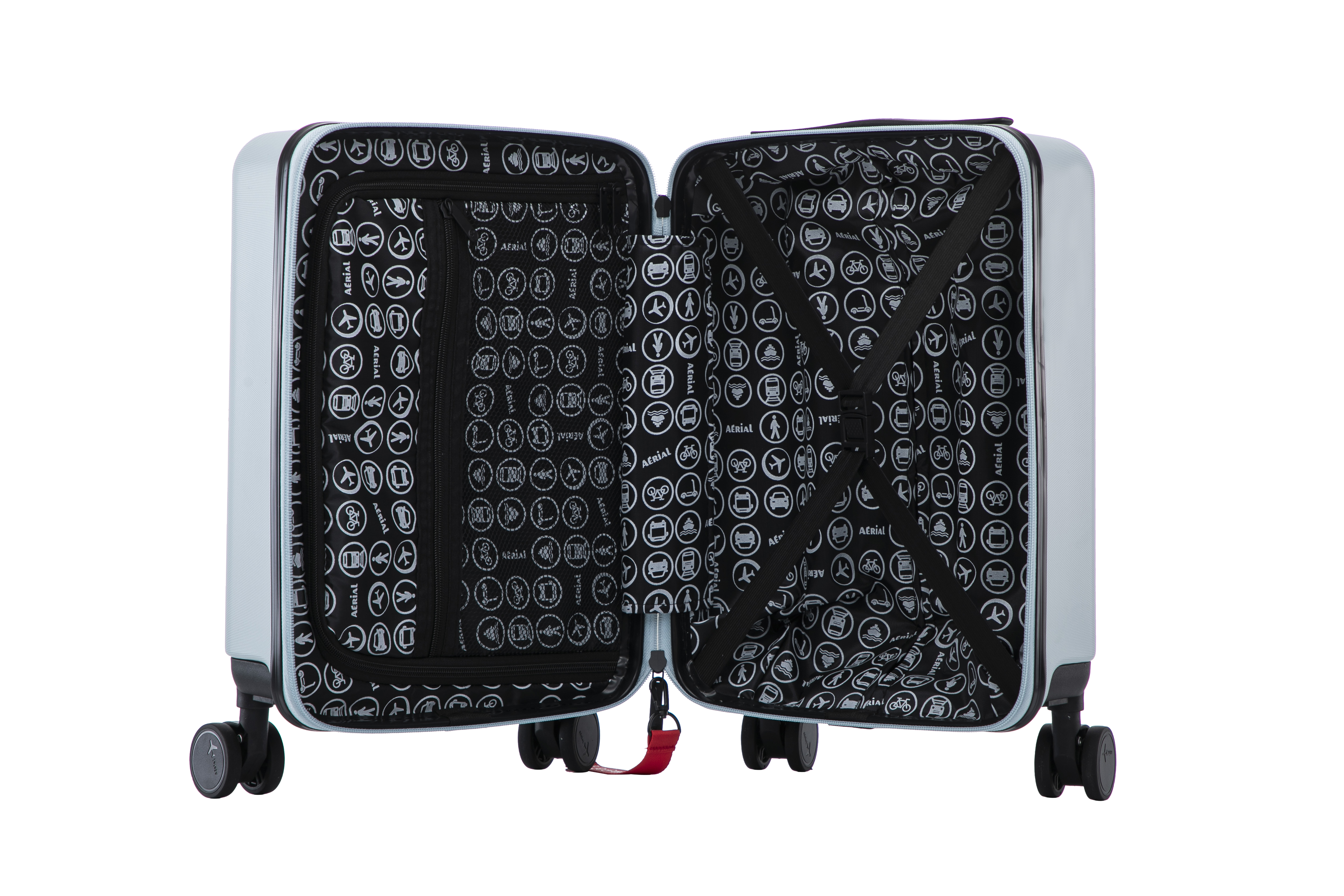 Valise underseat rigide FLEX à roues amovibles - Taille XS - Aérial