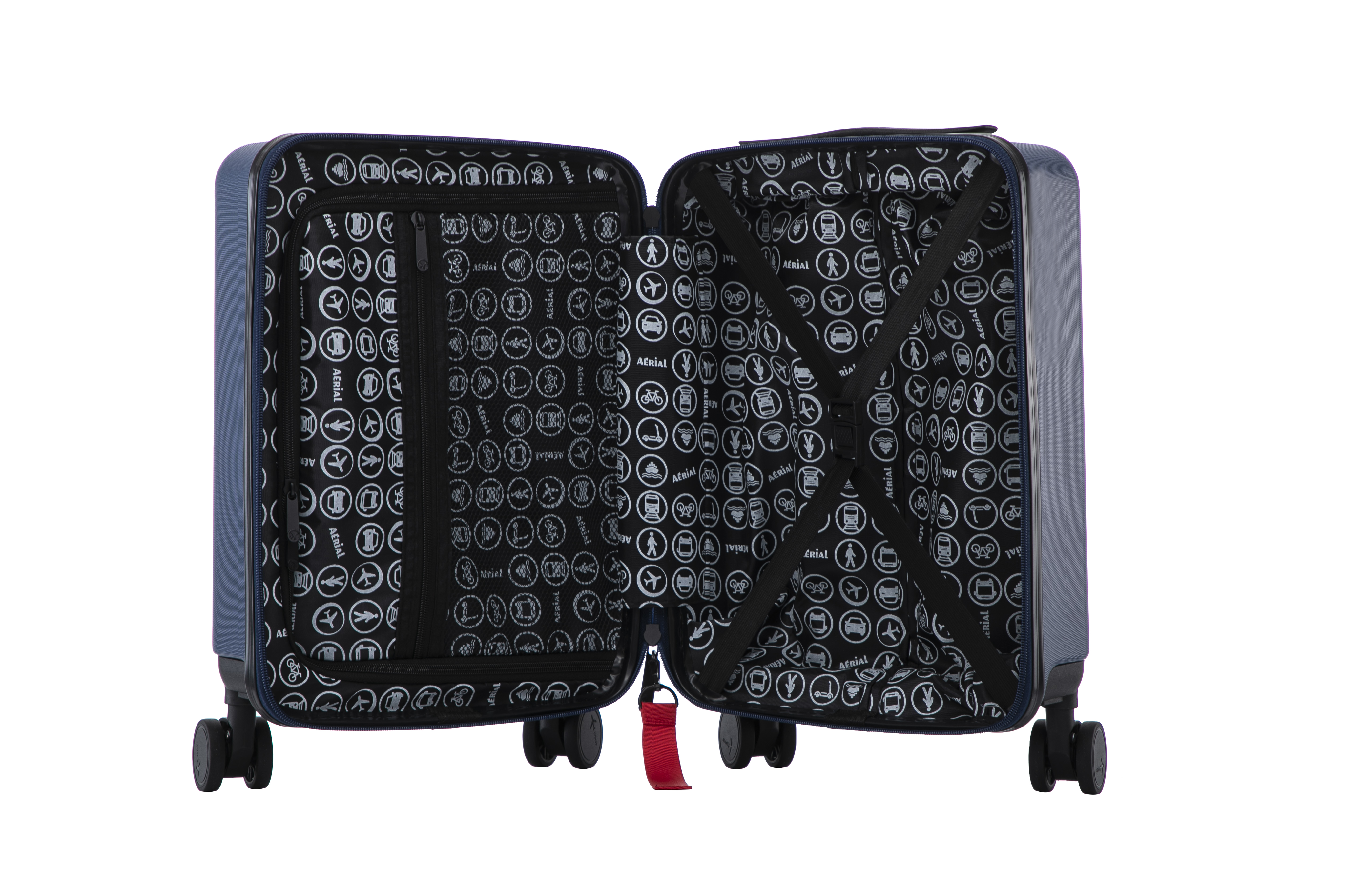 Valise underseat rigide FLEX à roues amovibles - Taille XS - Aérial