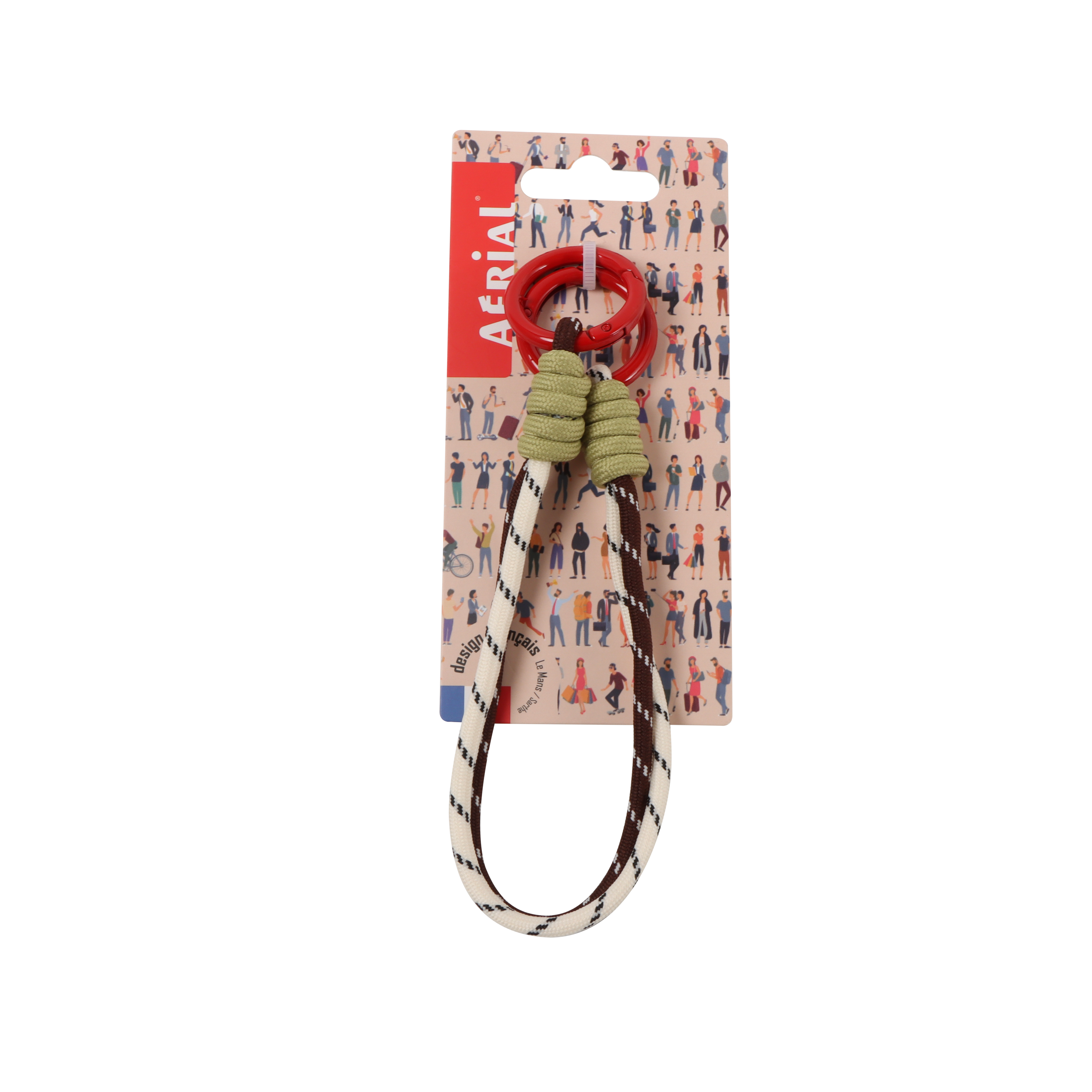 Porte-clés Charms – Version BOUCLE - Aérial - Baggyver