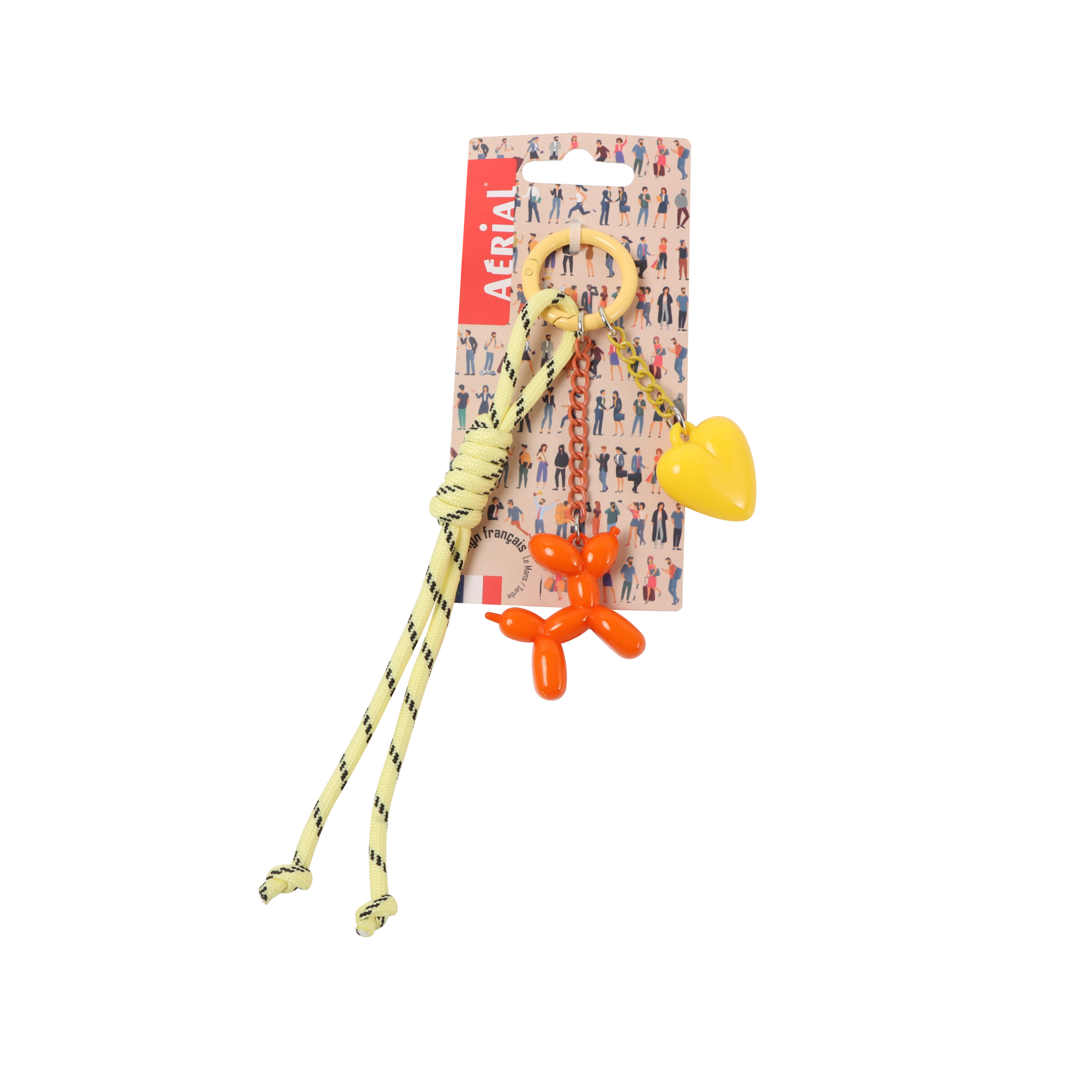 Porte-clés Charms – Version CHIEN BALLOON - Aérial - Baggyver