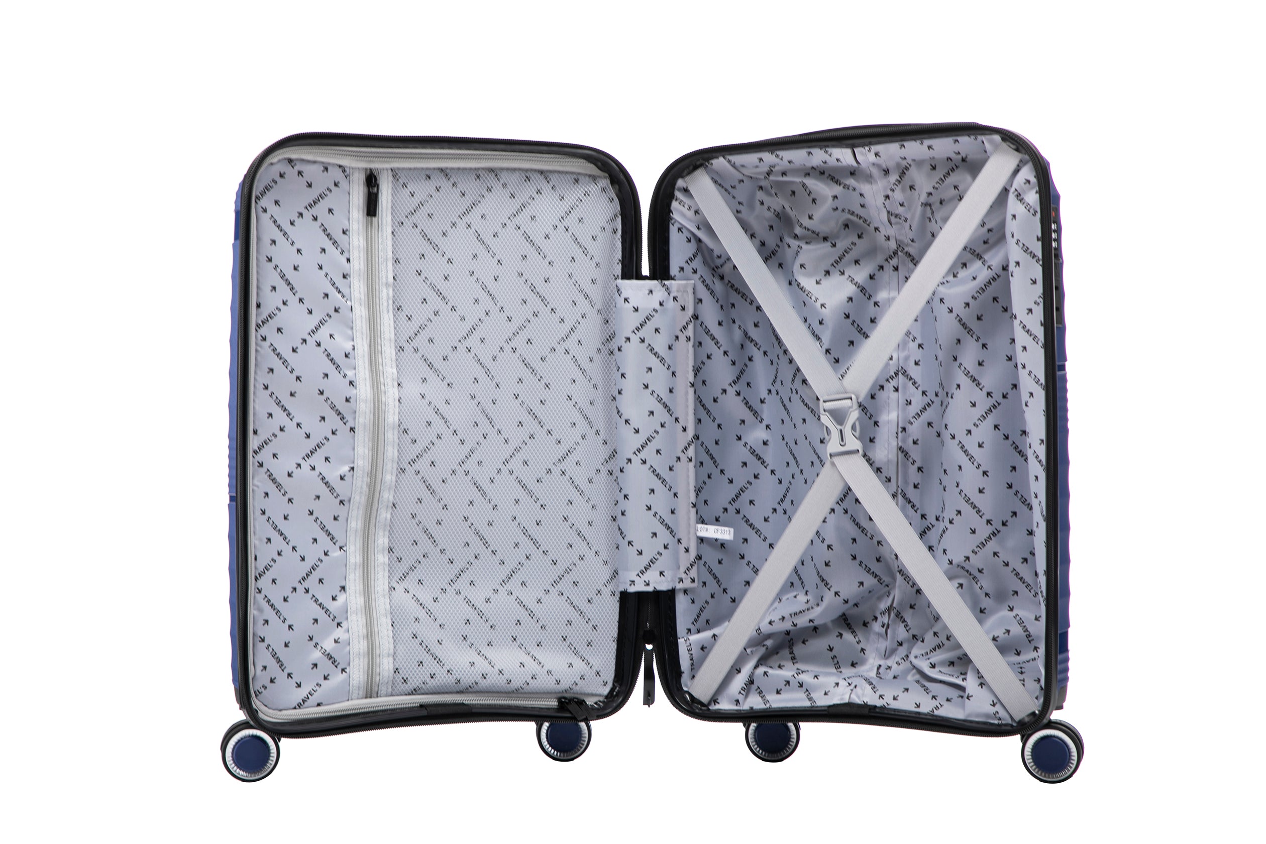 MILOS - Valise Trolley (55 cm/65 cm/75 cm) - Polypropylène - Coloris au choix - Baggyver
