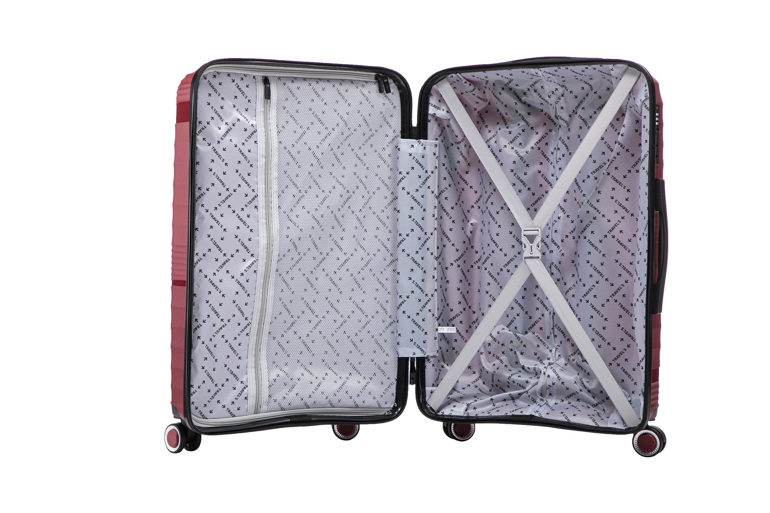 MILOS - Valise Trolley (55 cm/65 cm/75 cm) - Polypropylène - Coloris au choix - Baggyver
