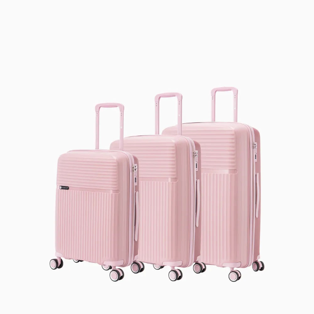 TWINNY - Lot de 3 valises trolley 55/65/75cm - PP - Coloris au choix - Baggyver