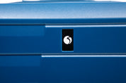 Valise rigide trunk NEW FUSION - Bleu foncé zoom logo horizon - Taille M / L / XL - Horizon - Bagages à vivre
