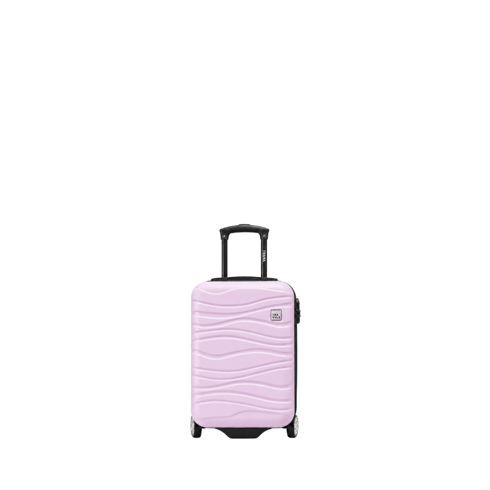 Lot de 3 valises rigides MALIBU violet – 45/55/65 cm - Horizon - Baggyver