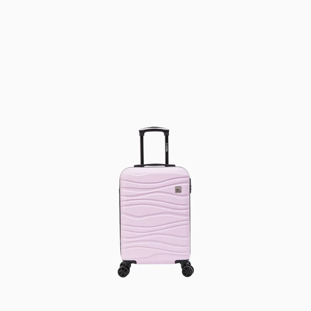 Lot de 3 valises rigides MALIBU violet – 45/55/65 cm - Horizon - Baggyver