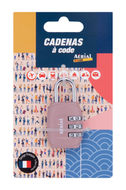 Cadenas métallique à code réglable – Aerial