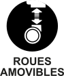Roues amovibles