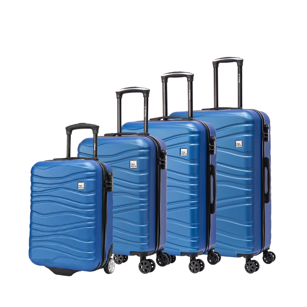 Lot de 4 valises rigides MALIBU 45/55/65/75 cm - Horizon - Baggyver