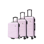 Lot de 3 valises rigides MALIBU violet – 45/55/65 cm - Horizon - Baggyver