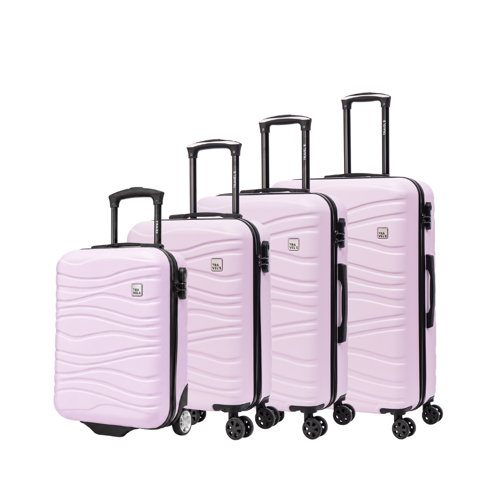 Lot de 4 valises rigides MALIBU 45/55/65/75 cm - Horizon - Baggyver