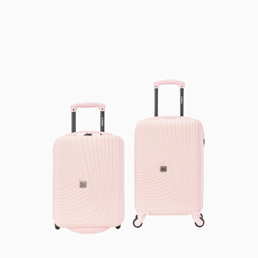 Lot de 2 valises rigides VUELTO  (45 et 55 cm) - TRAVEL'S - Baggyver