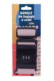 Sangle à code réglable – Sécurité pour valise et bagage – Aerial