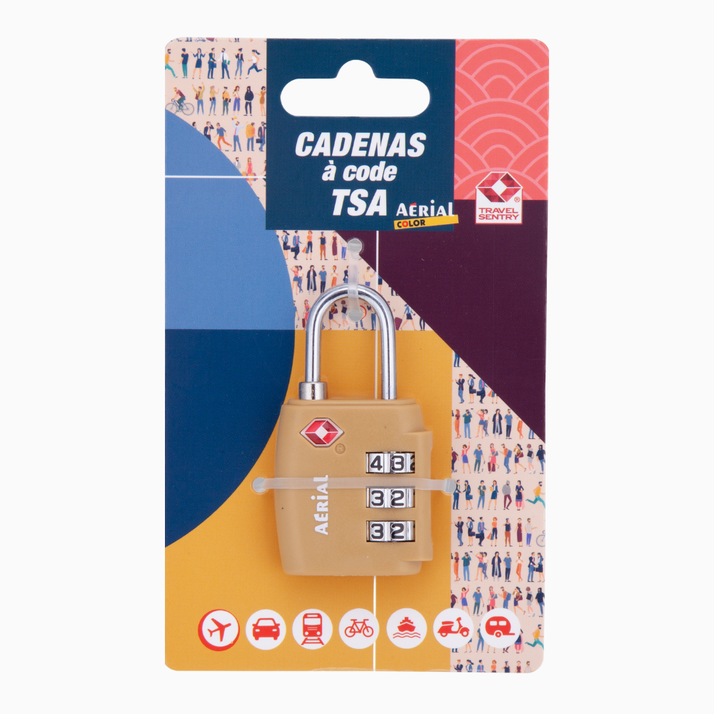 1 Cadenas TSA Lock AERIAL - Baggyver