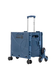 AERIAL ROLL BOX - Caisse 36L a roues gramper 39.5x35.5x44.5cm - PP - Bleu foncé - Baggyver