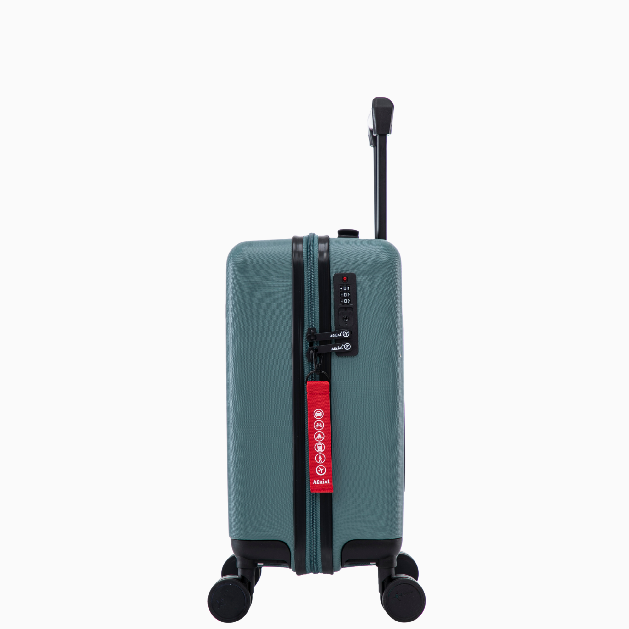 Valise underseat rigide FLEX à roues amovibles - Taille XS - Aérial - Baggyver