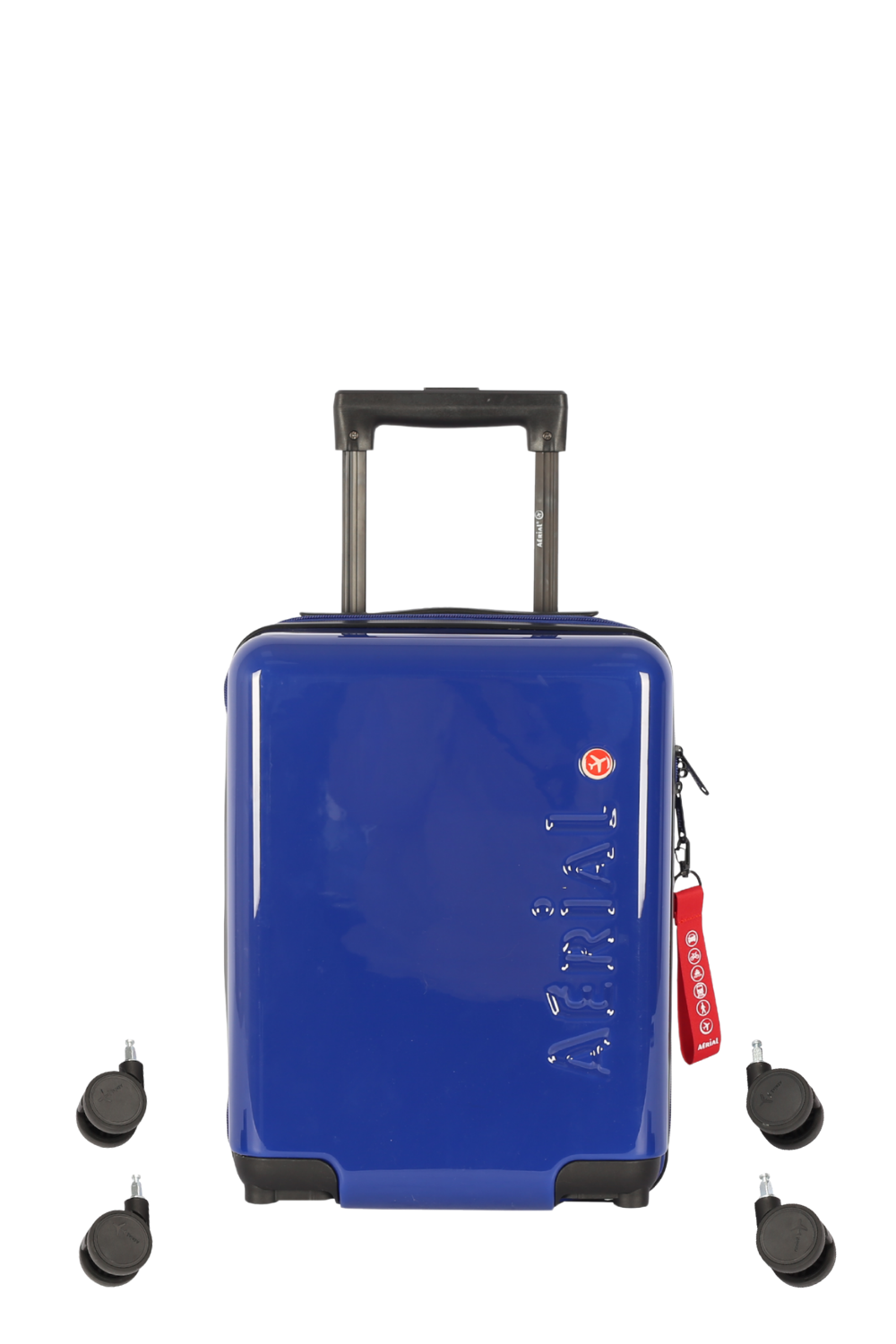 Valise underseat rigide FLEX FANTAISIE à roues amovibles - Taille XS - Aérial - Baggyver