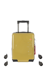 Valise underseat rigide FLEX FANTAISIE à roues amovibles - Taille XS - Aérial - Baggyver