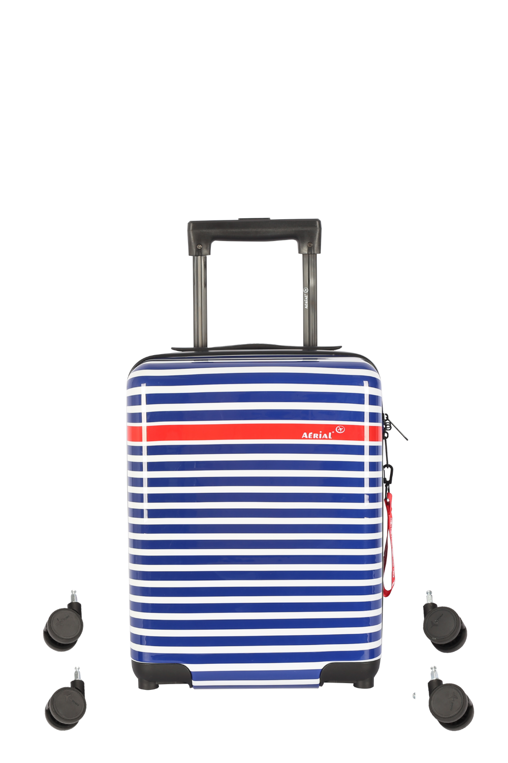 Valise underseat rigide FLEX FANTAISIE à roues amovibles - Taille XS - Aérial - Baggyver